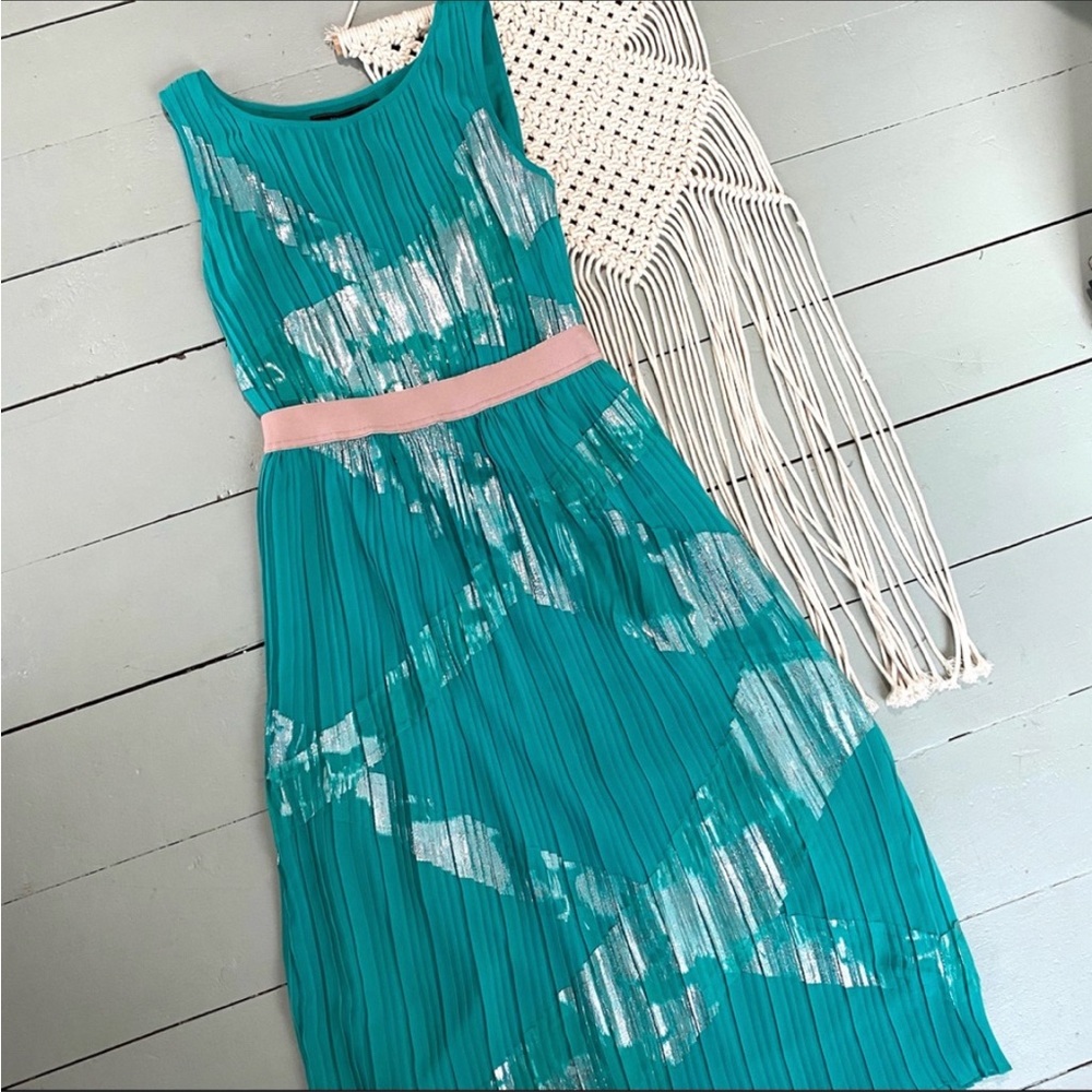 BCBGMAXAZRIA pleated dress